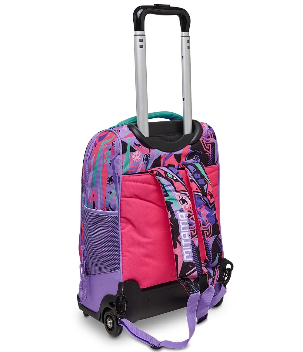 mitama-dr-trolley-junior-girls-club-trolley-scuola-viola-doppio-scomparto image 5