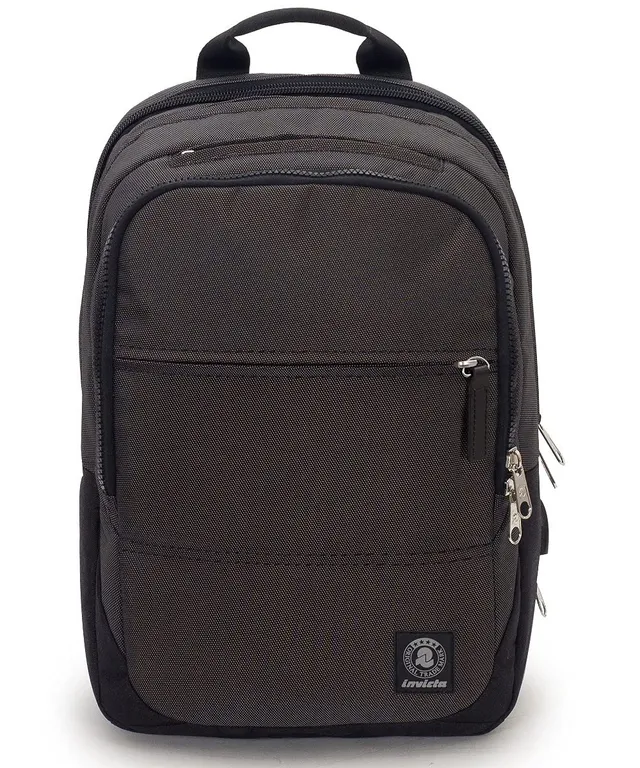 invicta-zaino-biz-l-tech-grigio-26-l-porta-pc-15-6-con-power-bank image 1