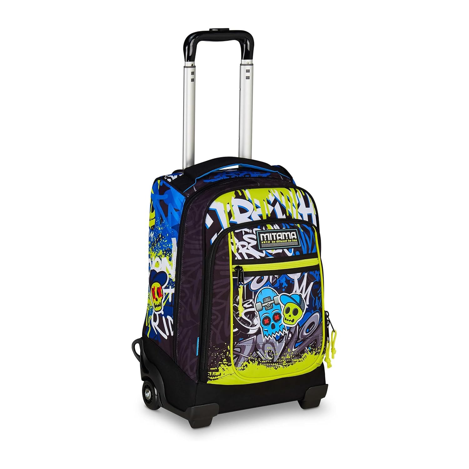 mitama-trolley-dr-school-skate-nero-blu-34-lt-con-spallacci-zaino image 1