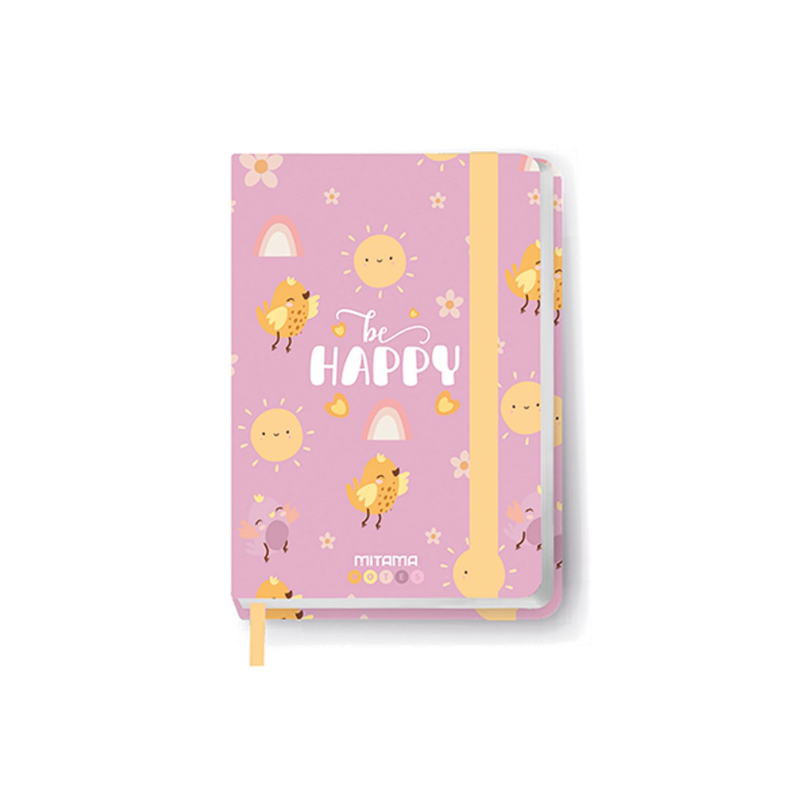 mitama-taccuino-grafica-smile-rosa-taccuino-notes-copertina-rigida-8-x-11-cm image 2