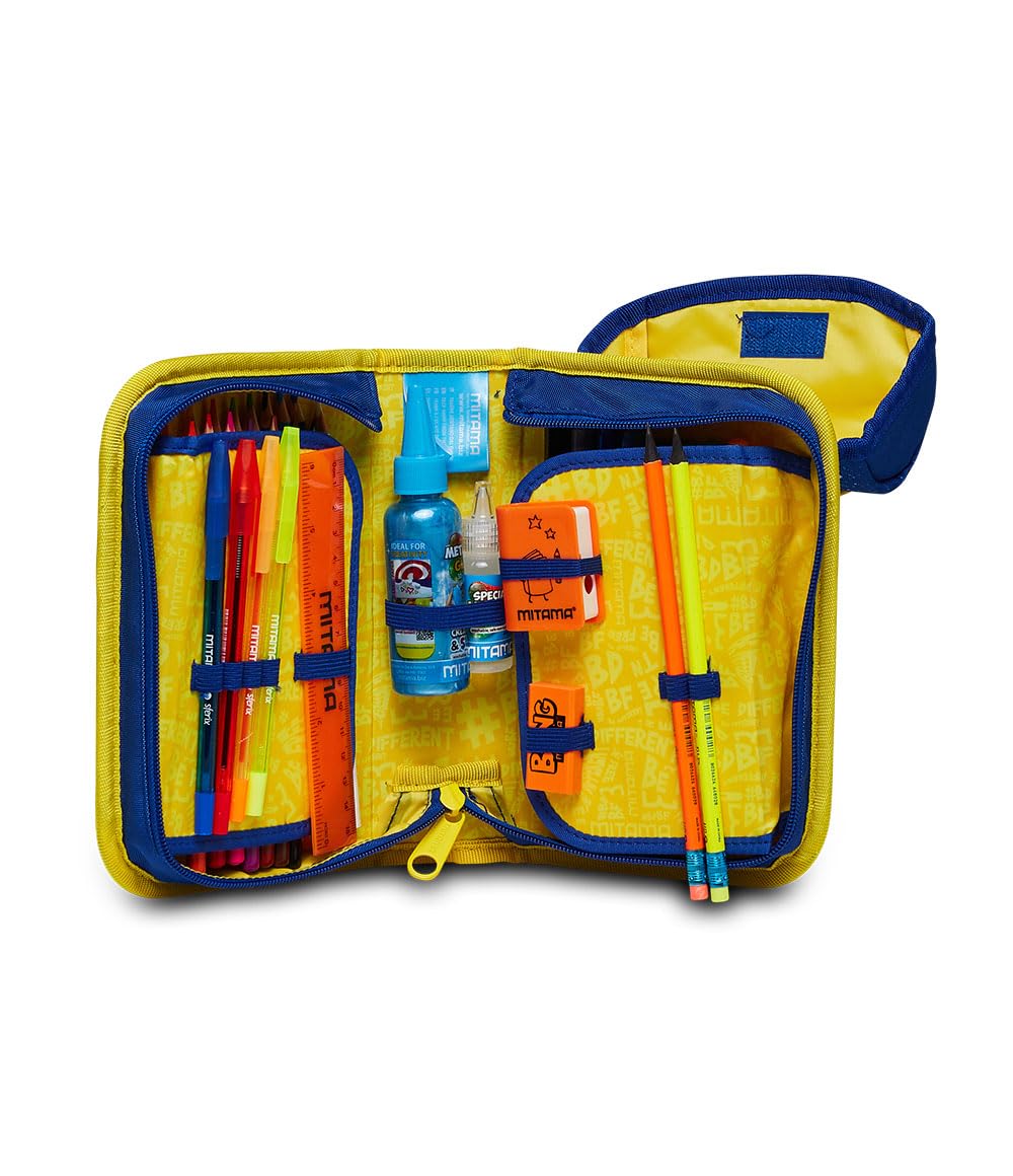 mitama-upside-speedy-astuccio-scuola-1-zip-blu-43-pezzi image 3