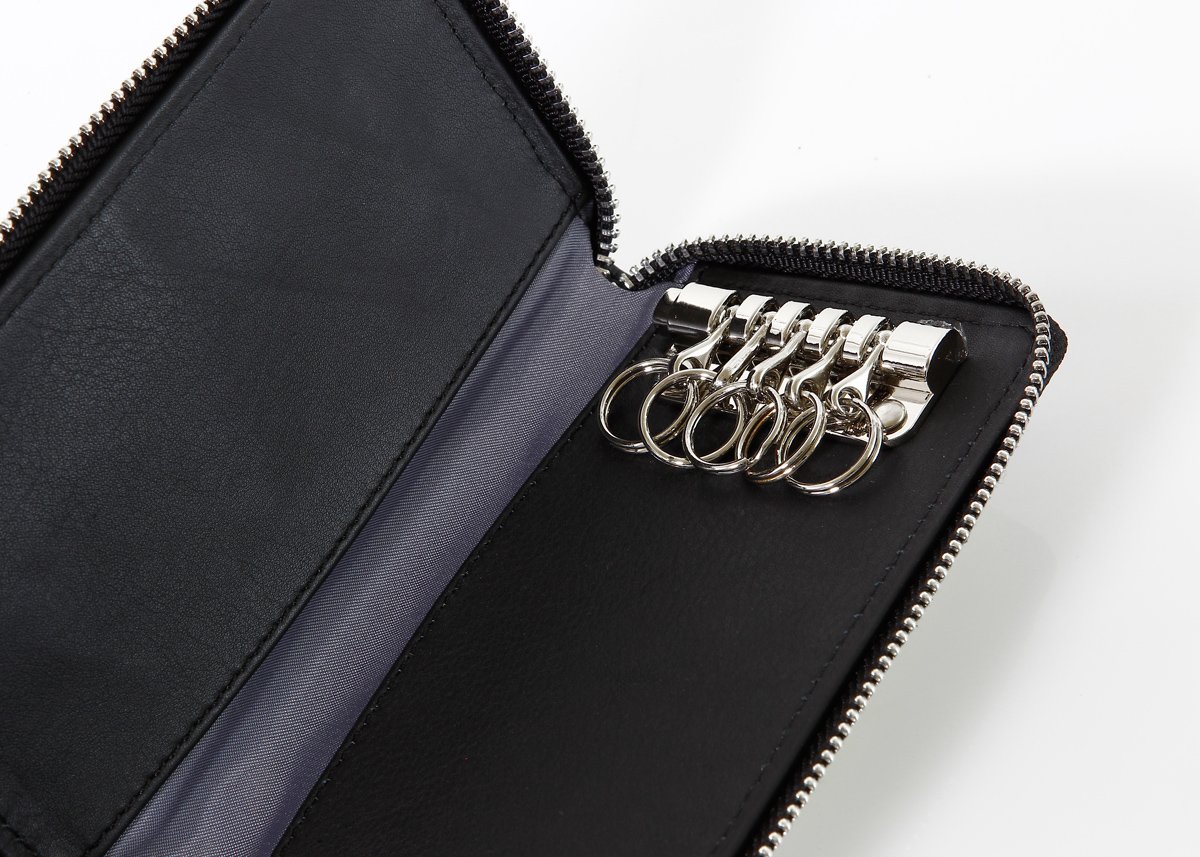 nava-design-smooth-portachiavi-pelle-8x14-cm-nero-6-anelli image 3