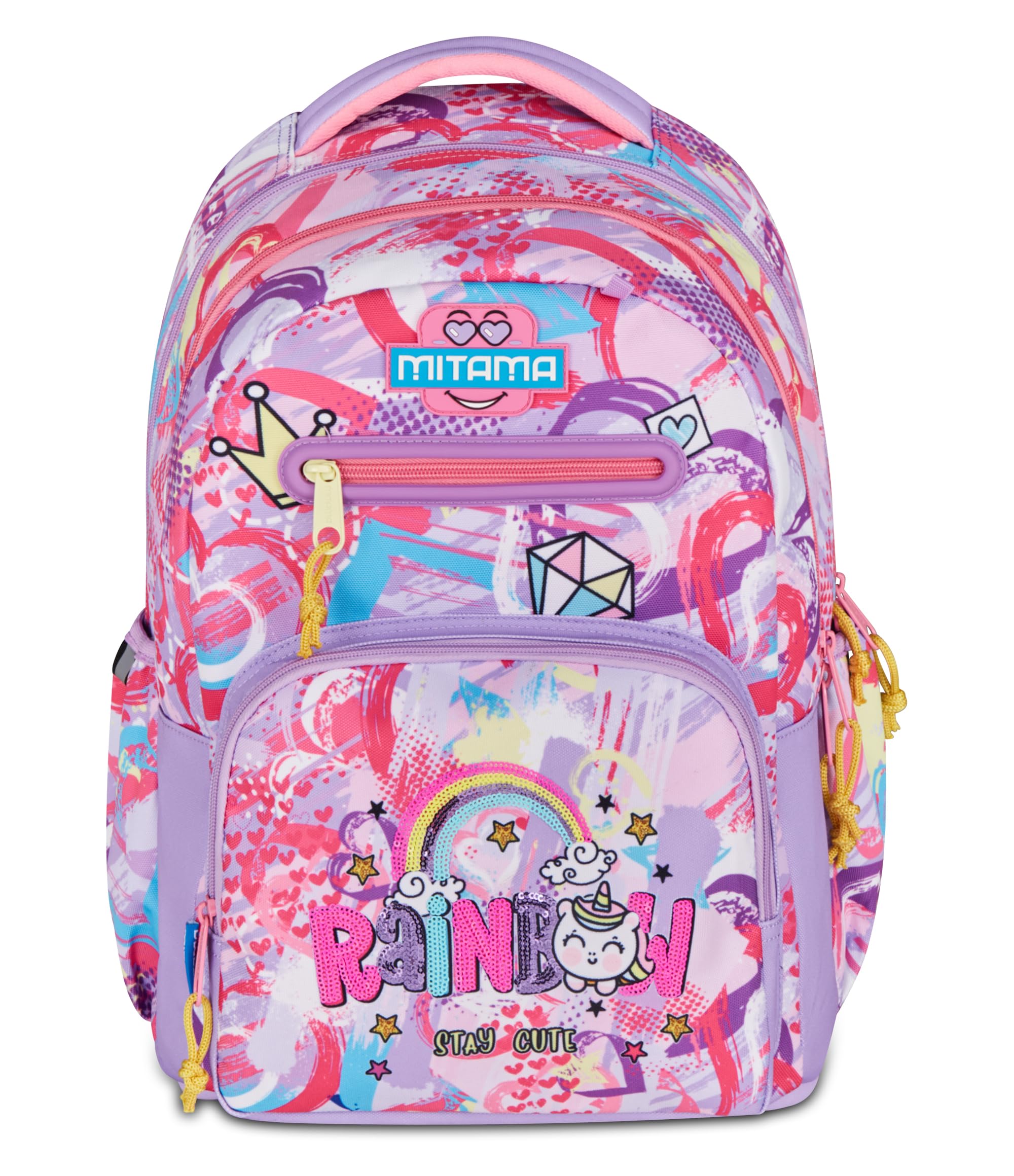mitama-zaino-new-plus-rainbow-viola-scuola-elementare image 2