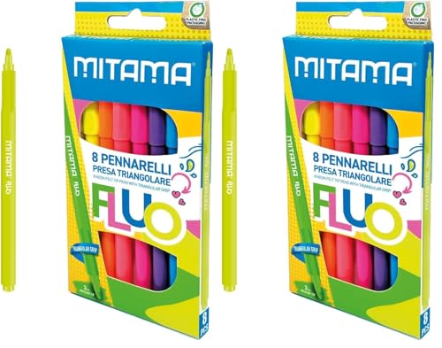 mitama-pennarelli-fluo-astuccio-8-pennarelli-neon image 6