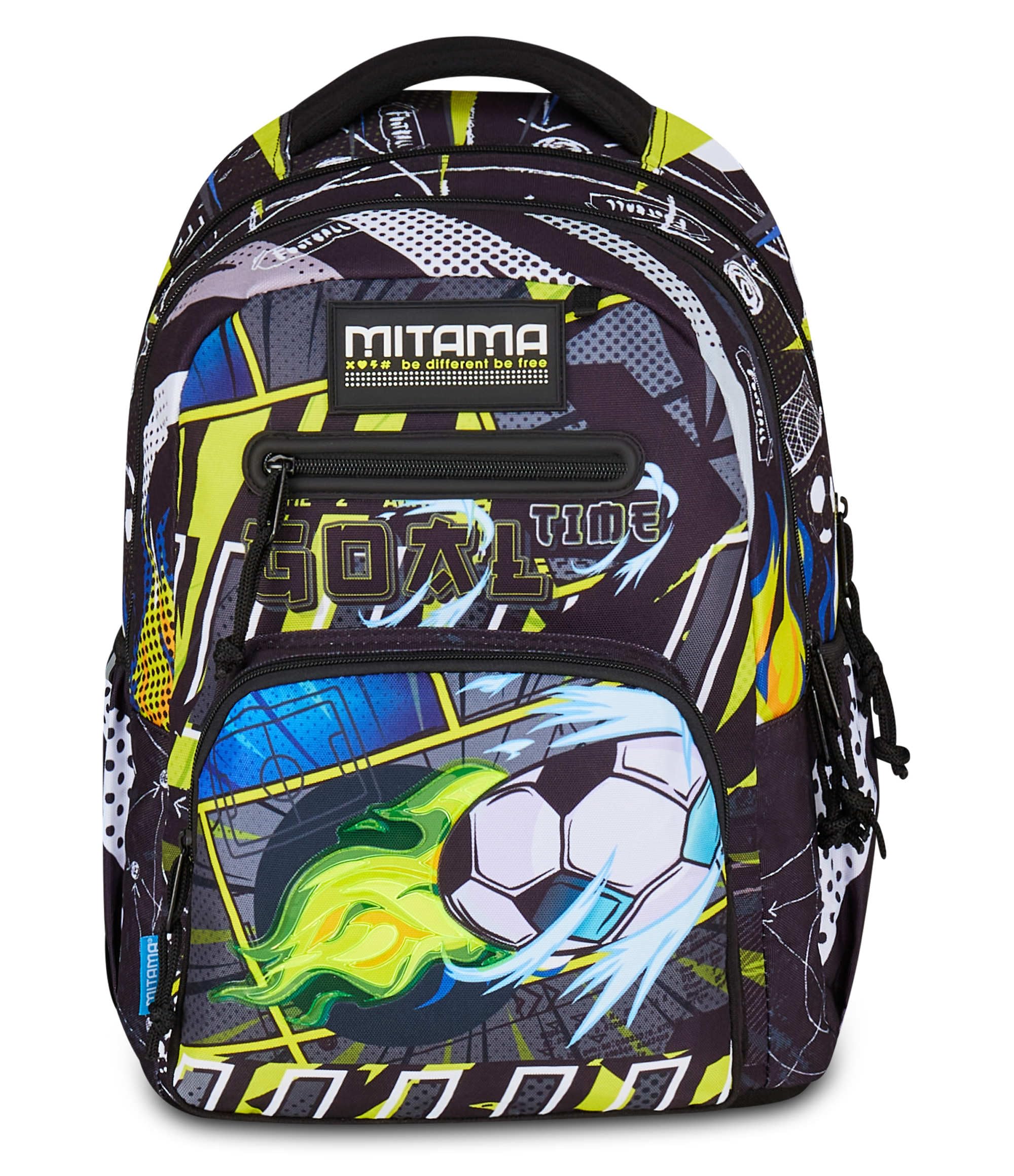 mitama-new-plus-mangaball-nero-zaino-scuola-elementare-30-l-ergonomico image 1