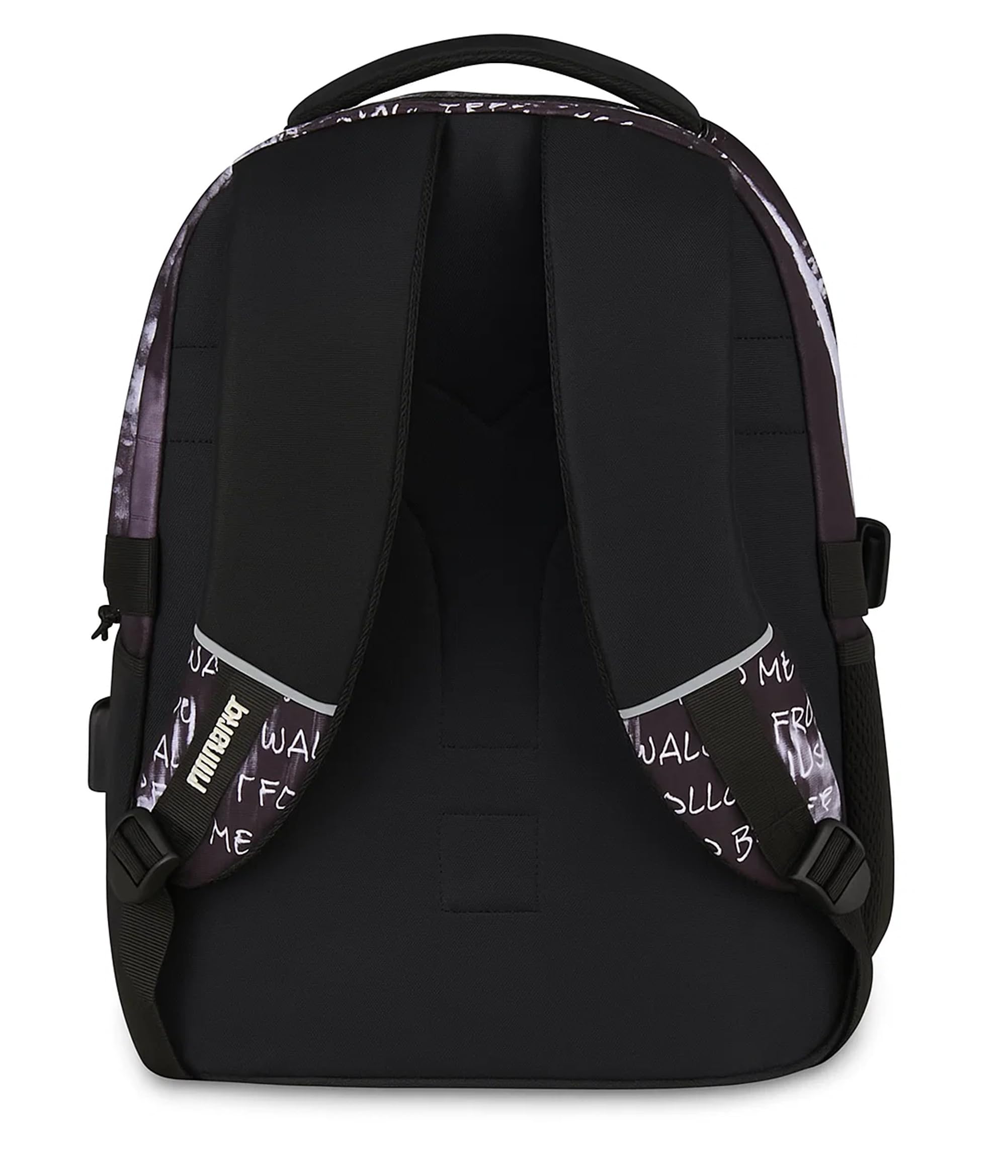 mitama-bdbf-glitch-zaino-scuola-nero-triplo-scomparto-con-usb image 4