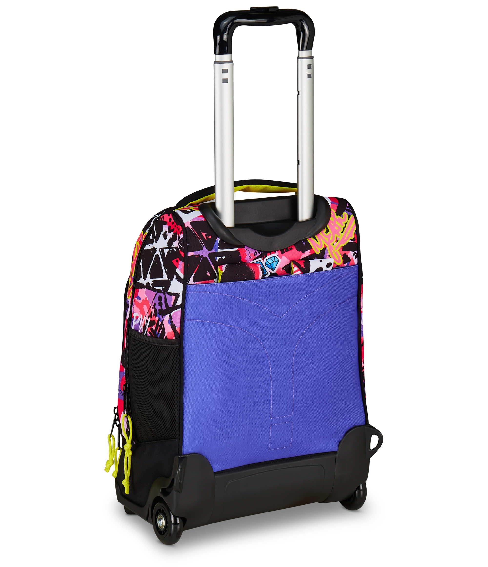 mitama-run-maxi-urban-queen-trolley-scuola-dr-34-lt-rosa-con-spallacci-zaino image 7