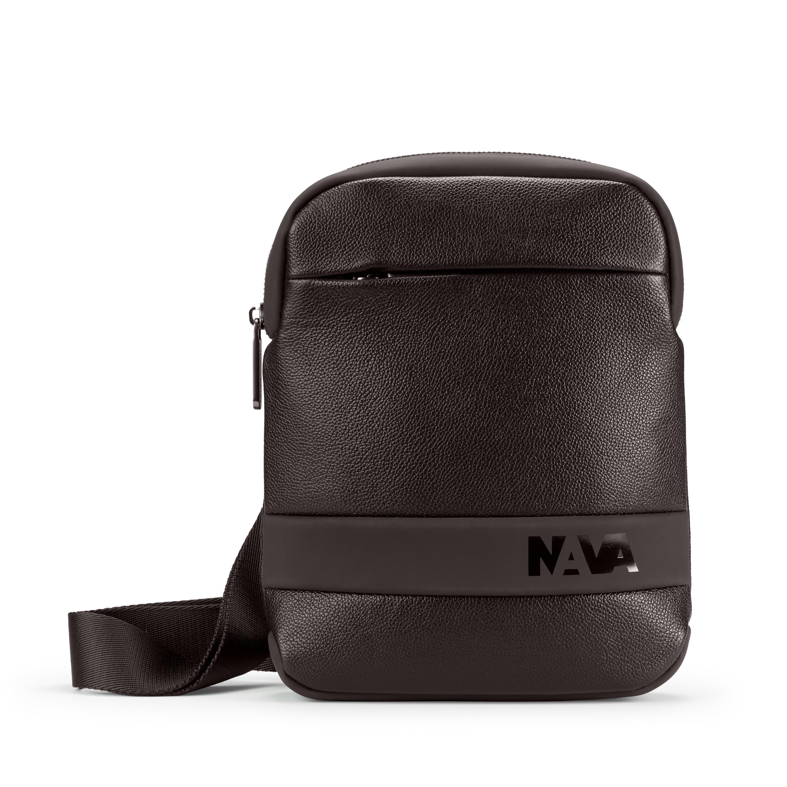 nava-design-easy-advance-leather-borsa-a-tracolla-pelle-nera image 1