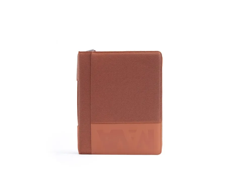 nava-design-cross-portfolio-zip-a4-con-maniglia-34x28x6-cm-arancione-grigio image 1