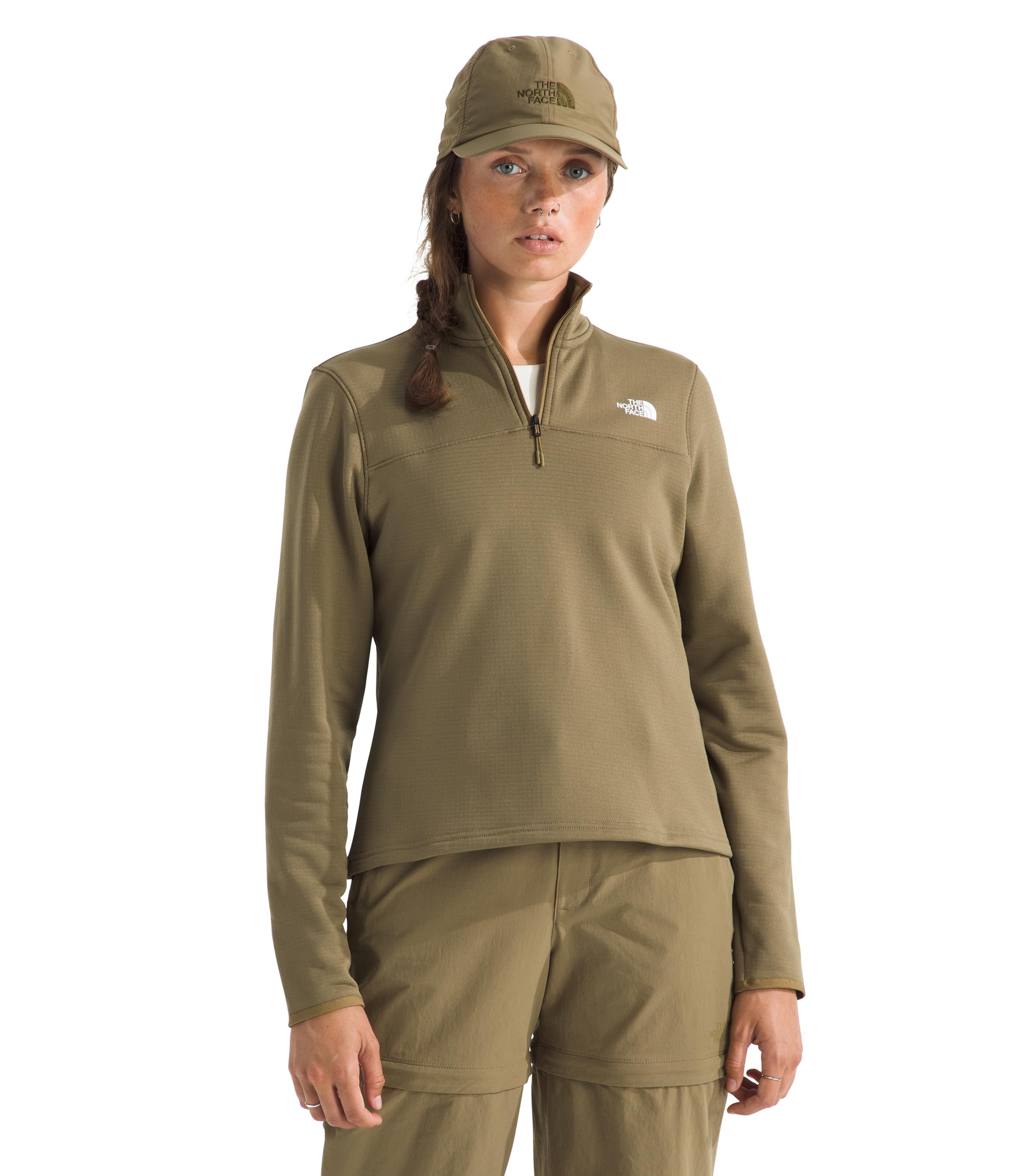 the-north-face-cedar-trail-grid-fleece-1-4-zip-donna image 8