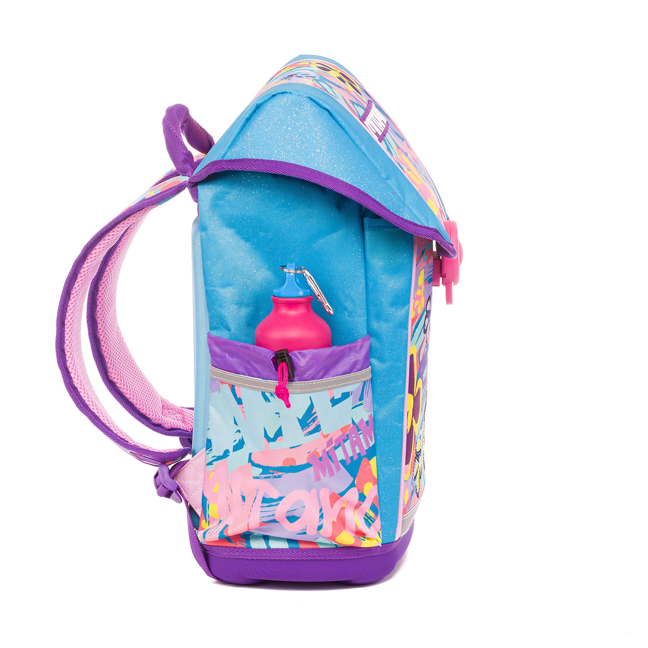 mitama-upside-girl-flowers-zaino-scuola-elementare-ergonomico-24-litri-impermeab image 4