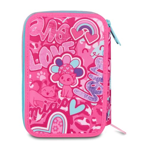 mitama-astuccio-scuola-cutiecat-3-scomparti-completo-47-pz image 4