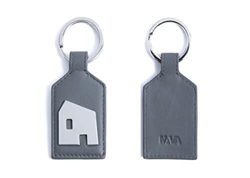nava-design-smooth-portachiavi-in-pelle-grigia-casa-10-x-4-cm image 2