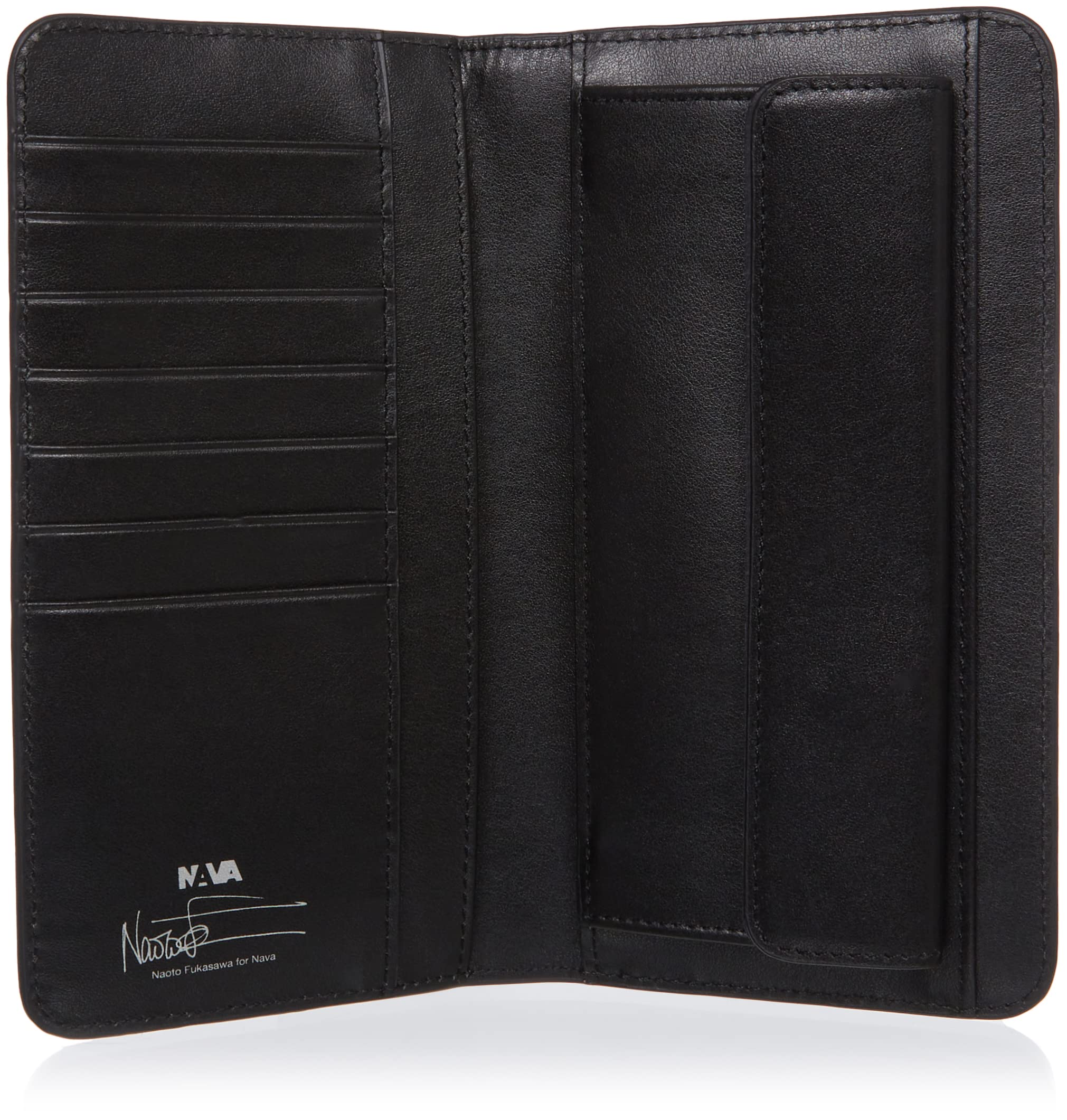 nava-design-porta-documenti-da-viaggio-nero-con-7-slot-carte-19-x-10-x-3-cm image 3