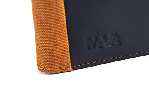 nava-design-twin-porta-carte-di-credito-12-tasche-rfid-arancione-11-x-8-cm image 6