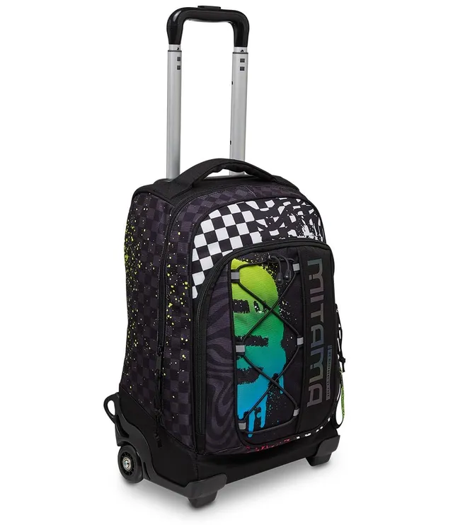 mitama-dr-trolley-bdbf-fluo-spots-nero-trolley-scuola-doppio-scomparto image 1