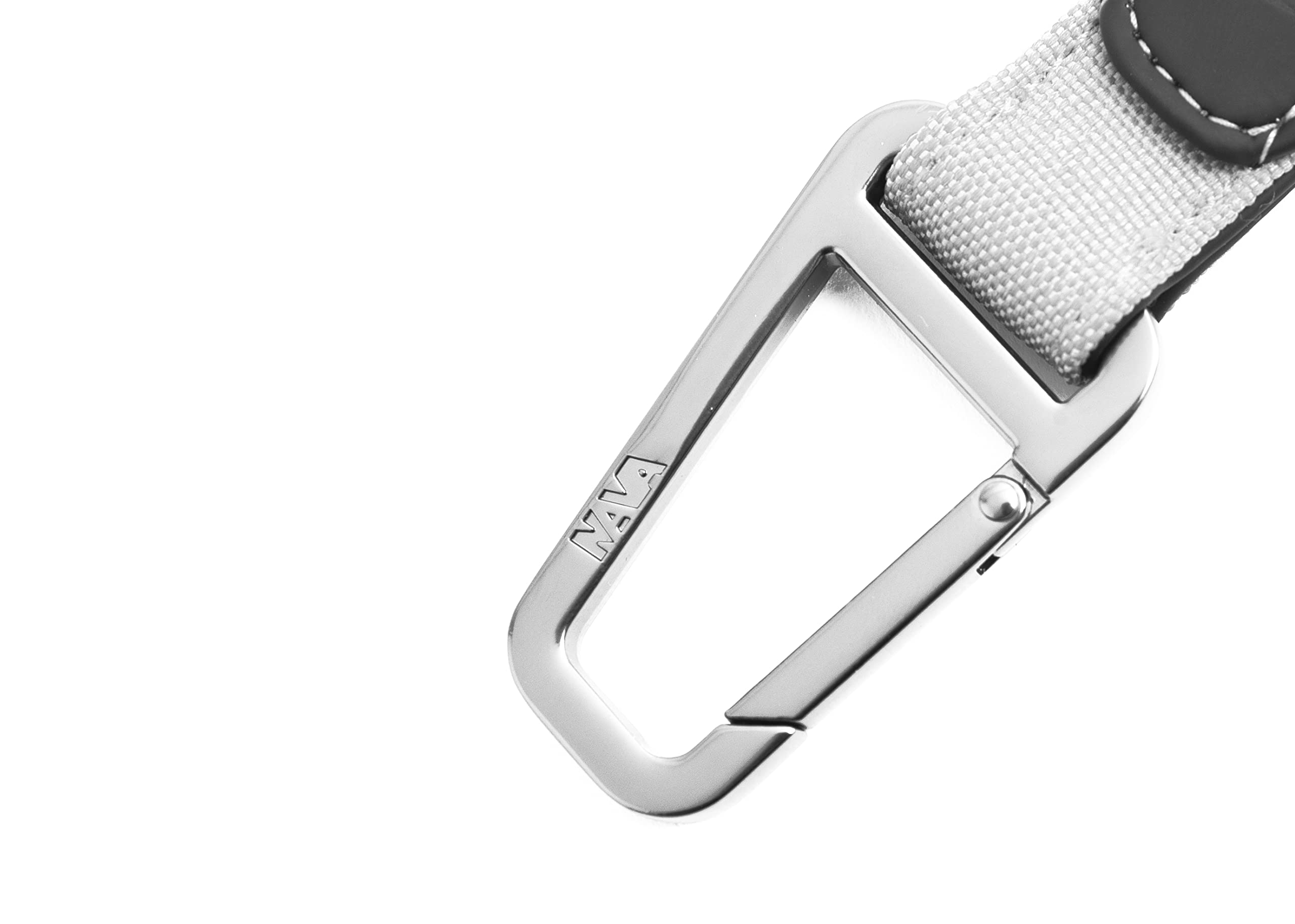 nava-design-twin-portachiavi-con-anello-e-moschettone-bianco-13-x-3-cm image 4