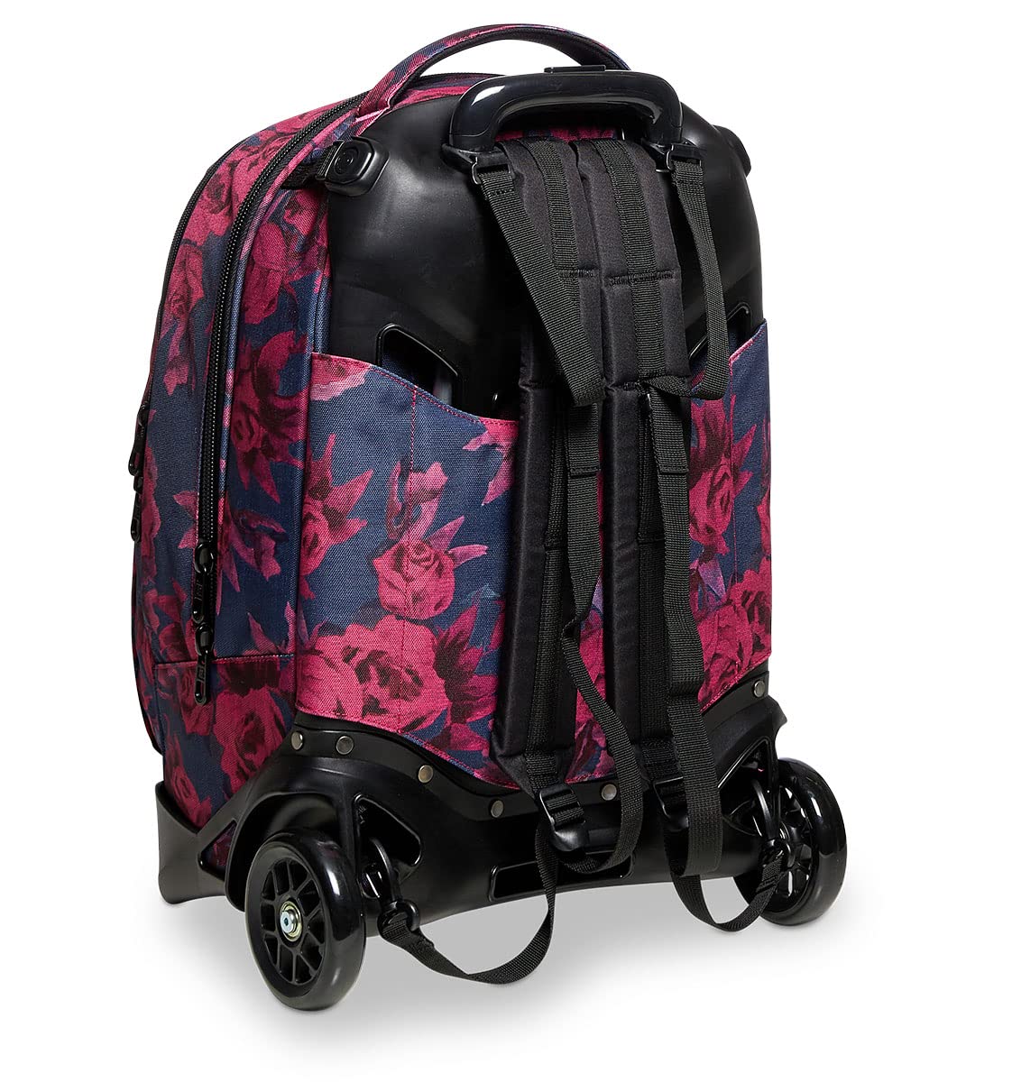 invicta-trolley-tech-roses-3-in-1-trolley-scuola-con-zaino-sganciabile image 6