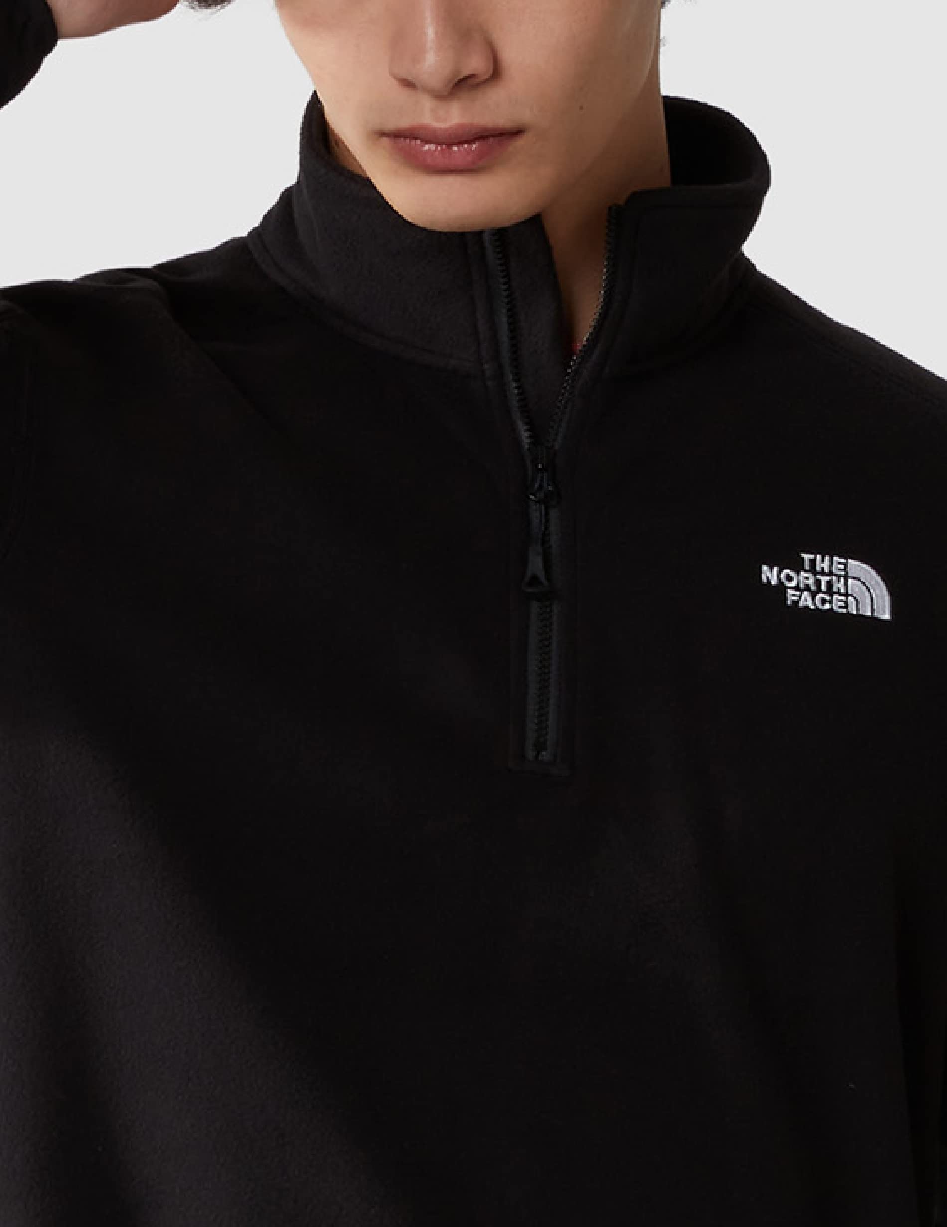 the-north-face-resolve-giacca-pile-con-zip-a-un-quarto-da-uomo image 4