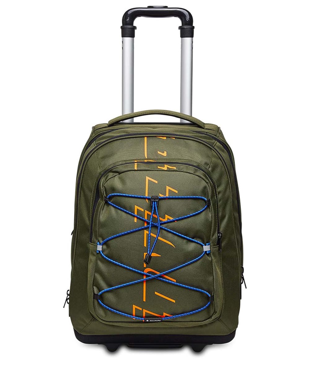 invicta-trolley-scuola-bump-active-2-in-1-verde-44-lt-con-porta-pc image 2
