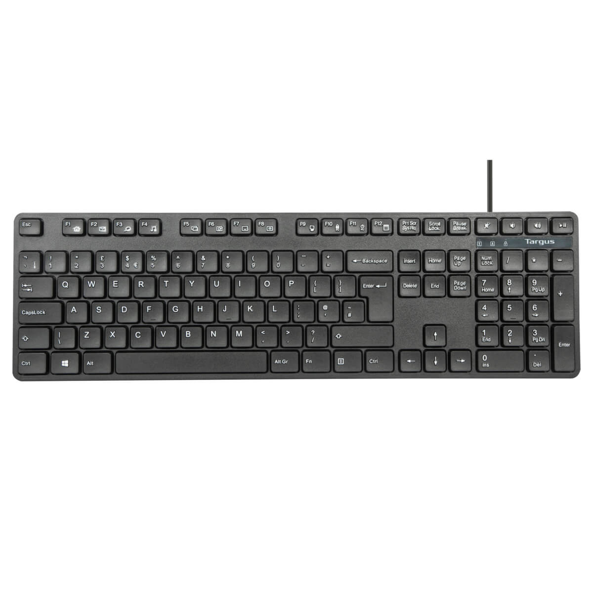targus-kit-tastiera-e-mouse-con-filo-usb-full-size-layout-spagnolo-nero image 2