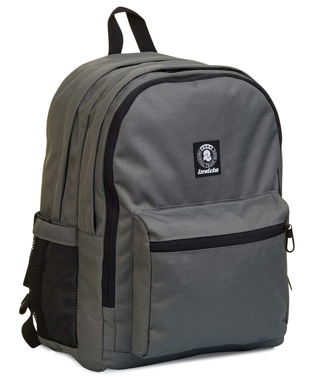 invicta-zaino-blow-up-doppio-scomparto-verde-militare-con-porta-pc-e-porta-borra image 2