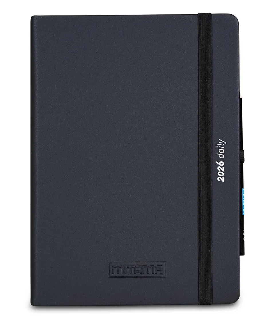 mitama-agenda-giornaliera-2026-nero-15x21-cm image 1