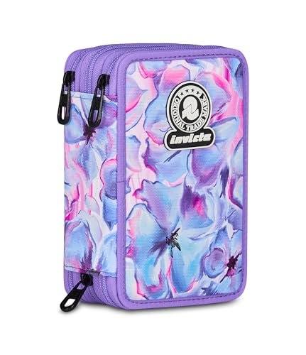 invicta-astuccio-3-zip-fantasy-lilla-triplo-scomparto-completo image 7