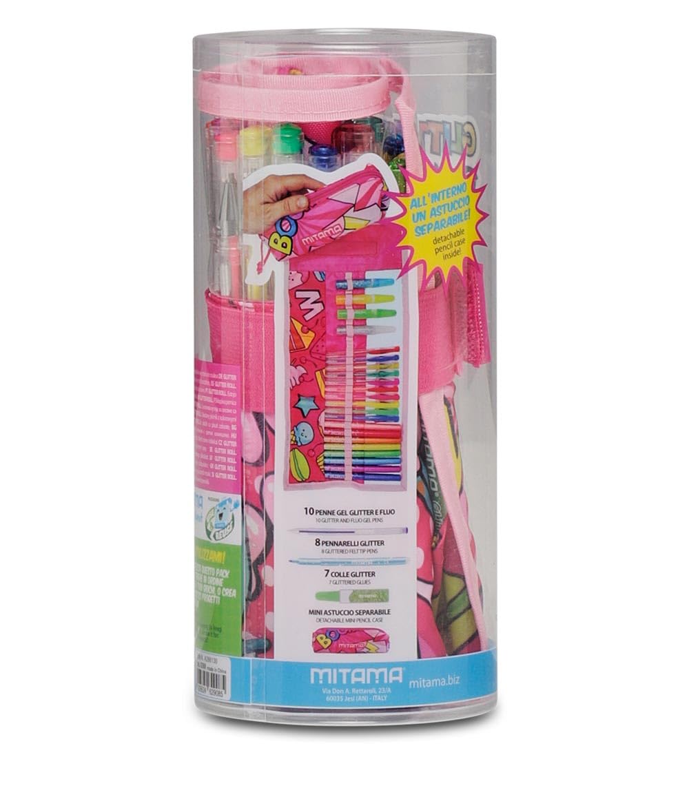 mitama-glitter-roll-writing-roll-arrotolabile-rosa-25-pz image 5