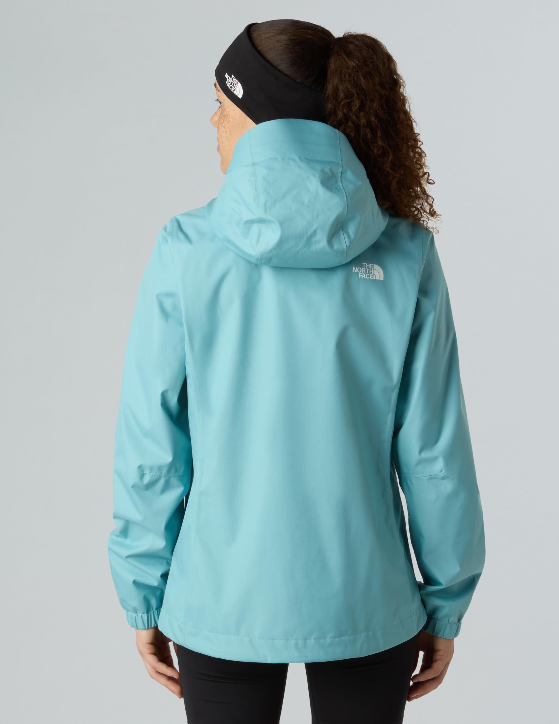 the-north-face-quest-giacca-donna-con-cappuccio-blue-eclipse-impermeabile-traspi image 2