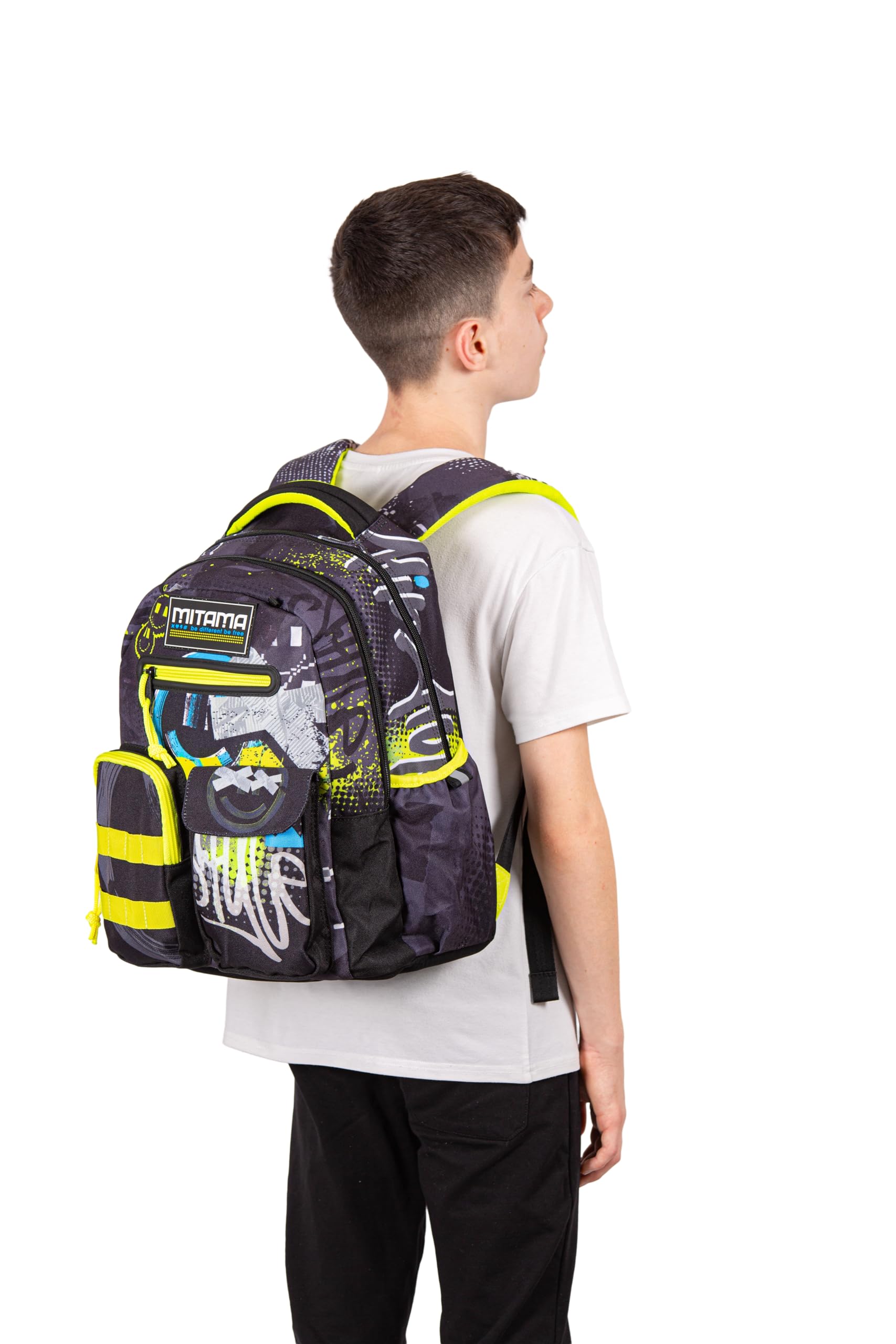 mitama-new-plus-urbansmile-zaino-scuola-elementare-30-l-nero image 7