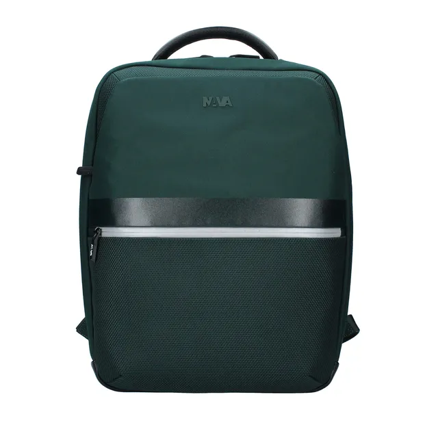nava-design-aero-zaino-organizzato-tre-scomparti-rfid-verde-scuro-43-x-29-x-11-c image 1