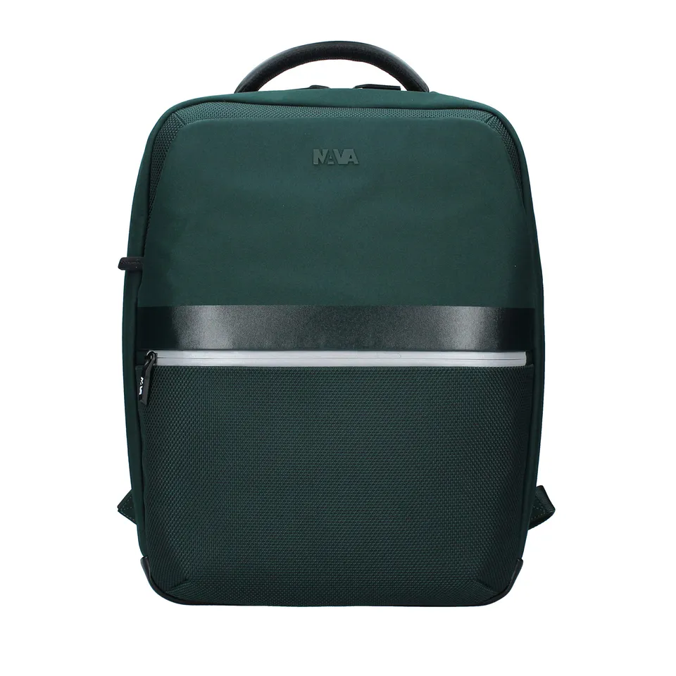 nava-design-aero-zaino-organizzato-tre-scomparti-rfid-verde-scuro-43-x-29-x-11-c image 1