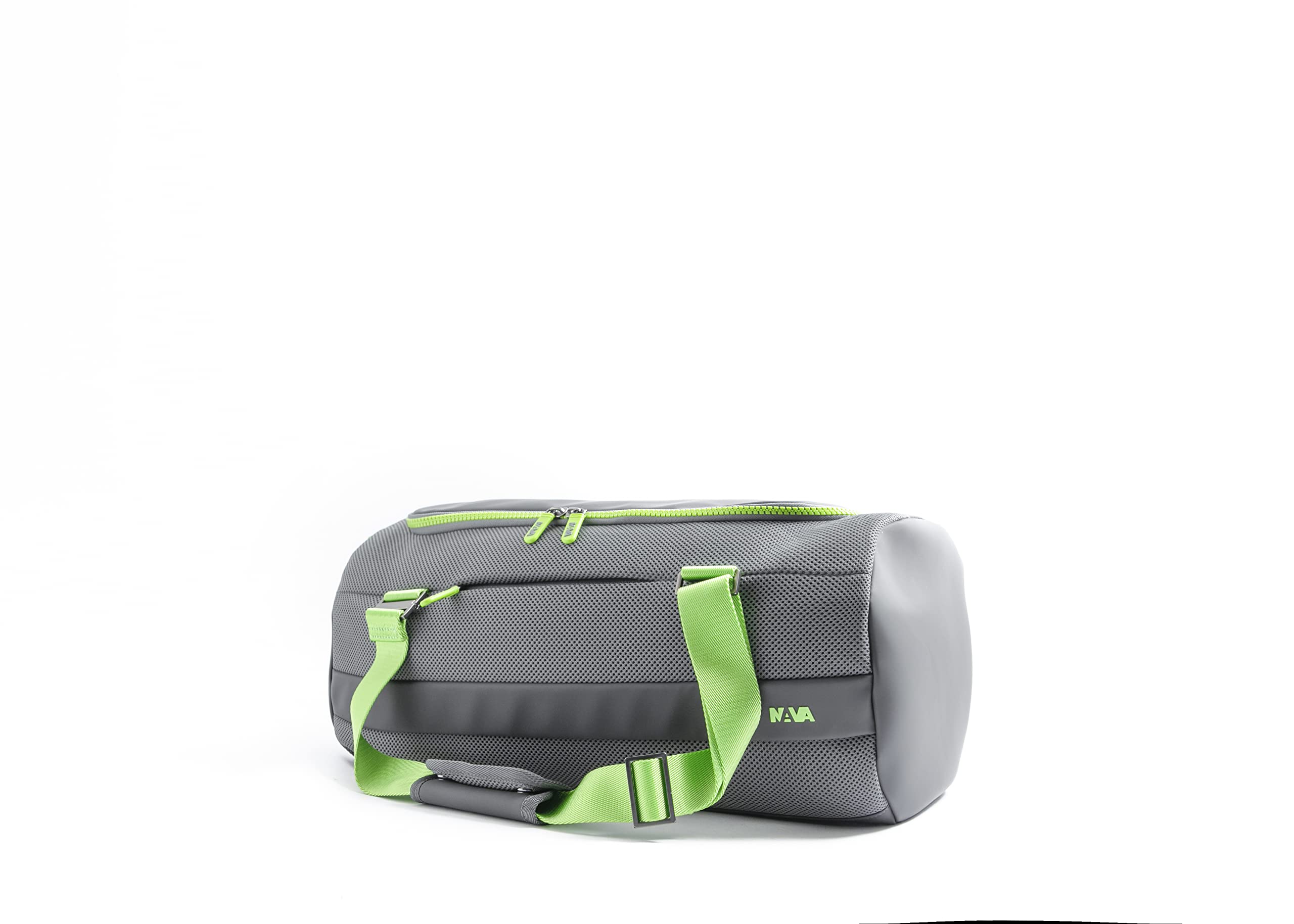 nava-design-easy-break-borsone-sportivo-zainabile-grigio-scuro-verde-fluo-28-x-5 image 4