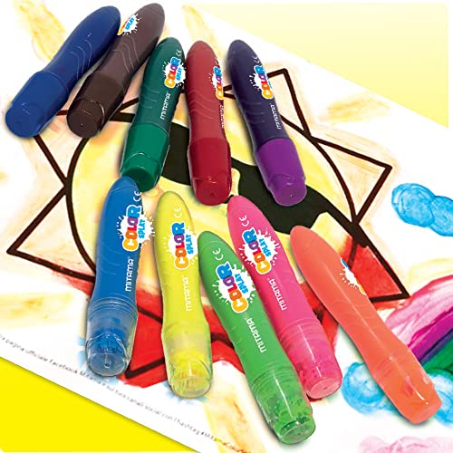mitama-colorsplat-10-maxi-tubi-tempera-lavabile-24-ml-pennello-e-disegno image 8