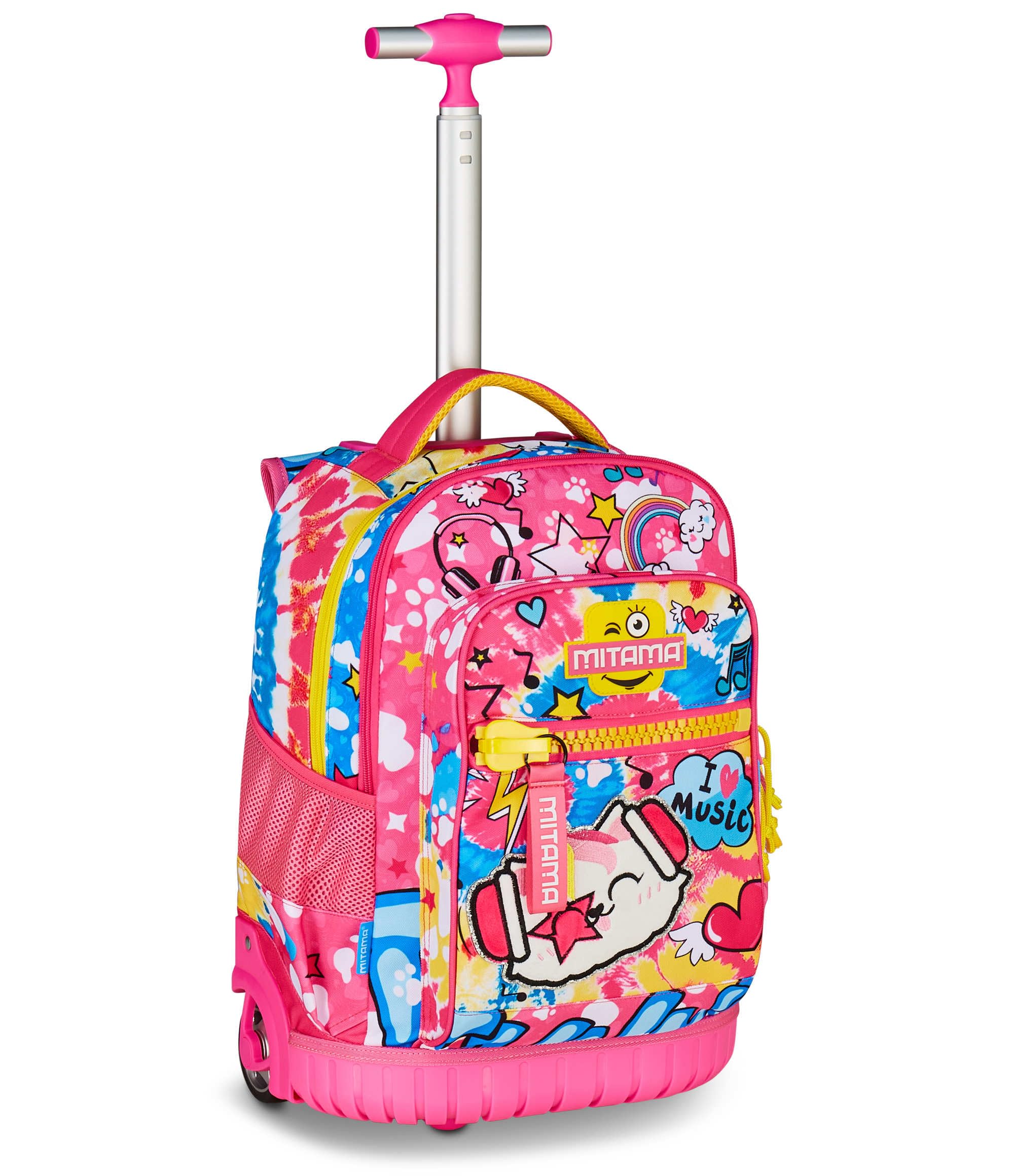 mitama-run-maxi-catrock-fucsia-trolley-scuola-doppio-scomparto image 2