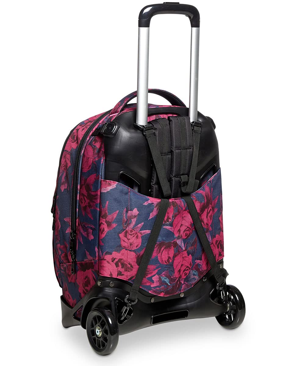 invicta-trolley-tech-roses-3-in-1-trolley-scuola-con-zaino-sganciabile image 5