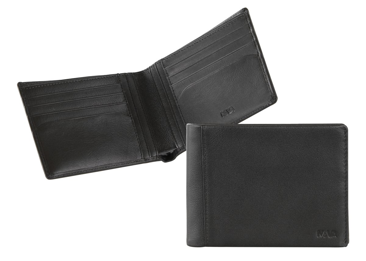 nava-design-smooth-portafoglio-orizzontale-uomo-in-pelle-nero-8-carte-10-x-13-cm image 1