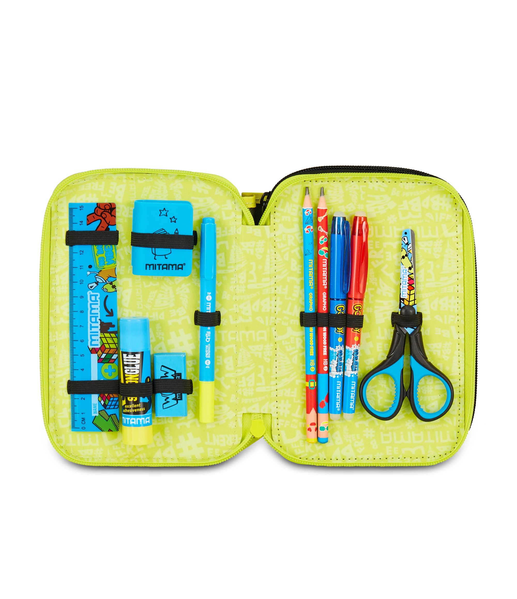mitama-super-triplo-flash-astuccio-scuola-3-scomparti-completo-47-pezzi image 3
