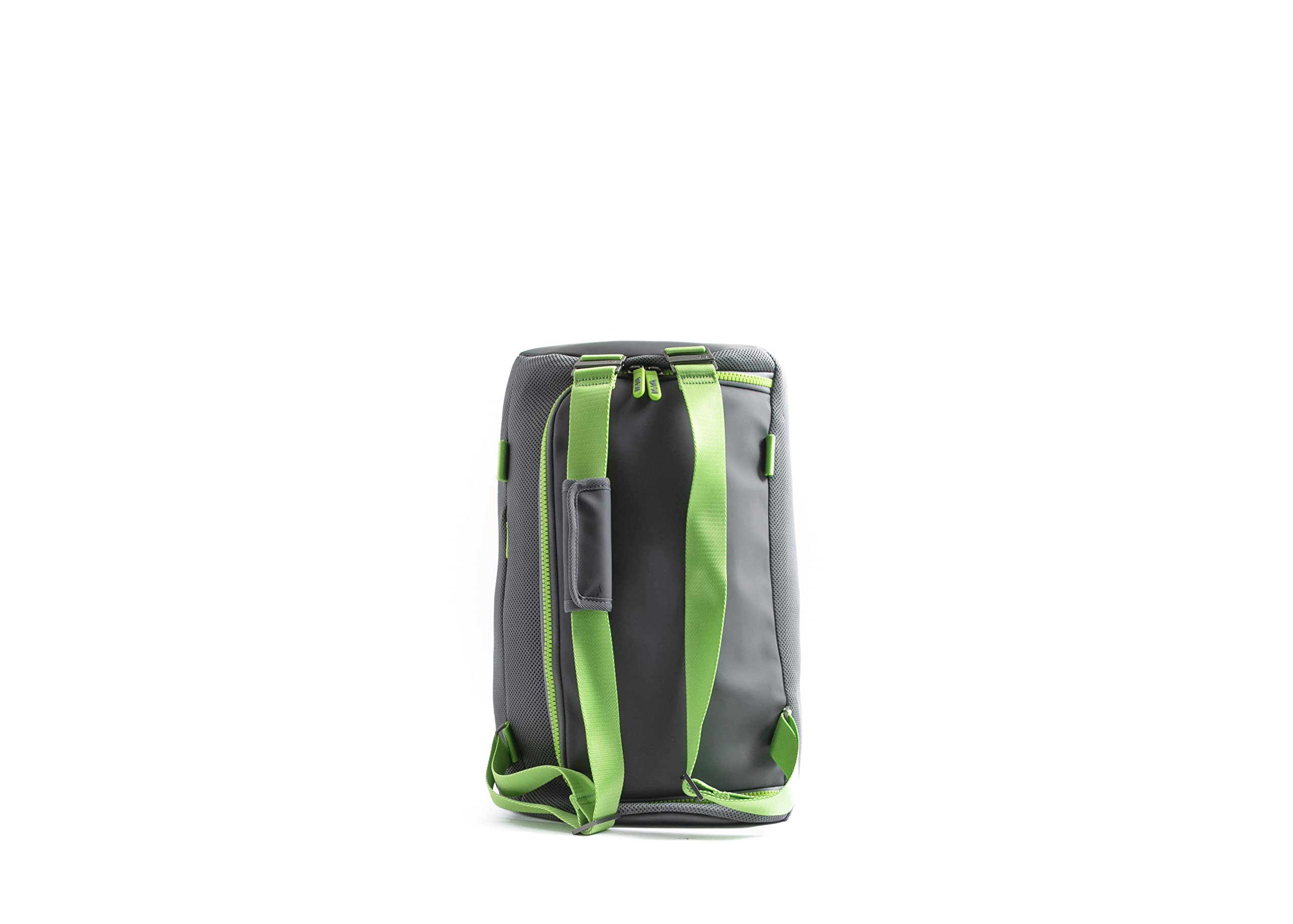 nava-design-easy-break-borsone-sportivo-zainabile-grigio-scuro-verde-fluo-28-x-5 image 3