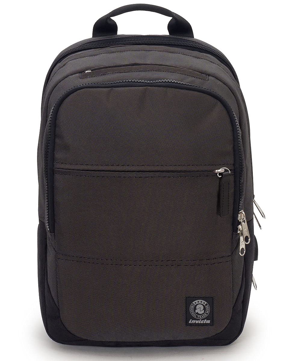 invicta-zaino-biz-l-tech-grigio-26-l-porta-pc-15-6-con-power-bank image 1