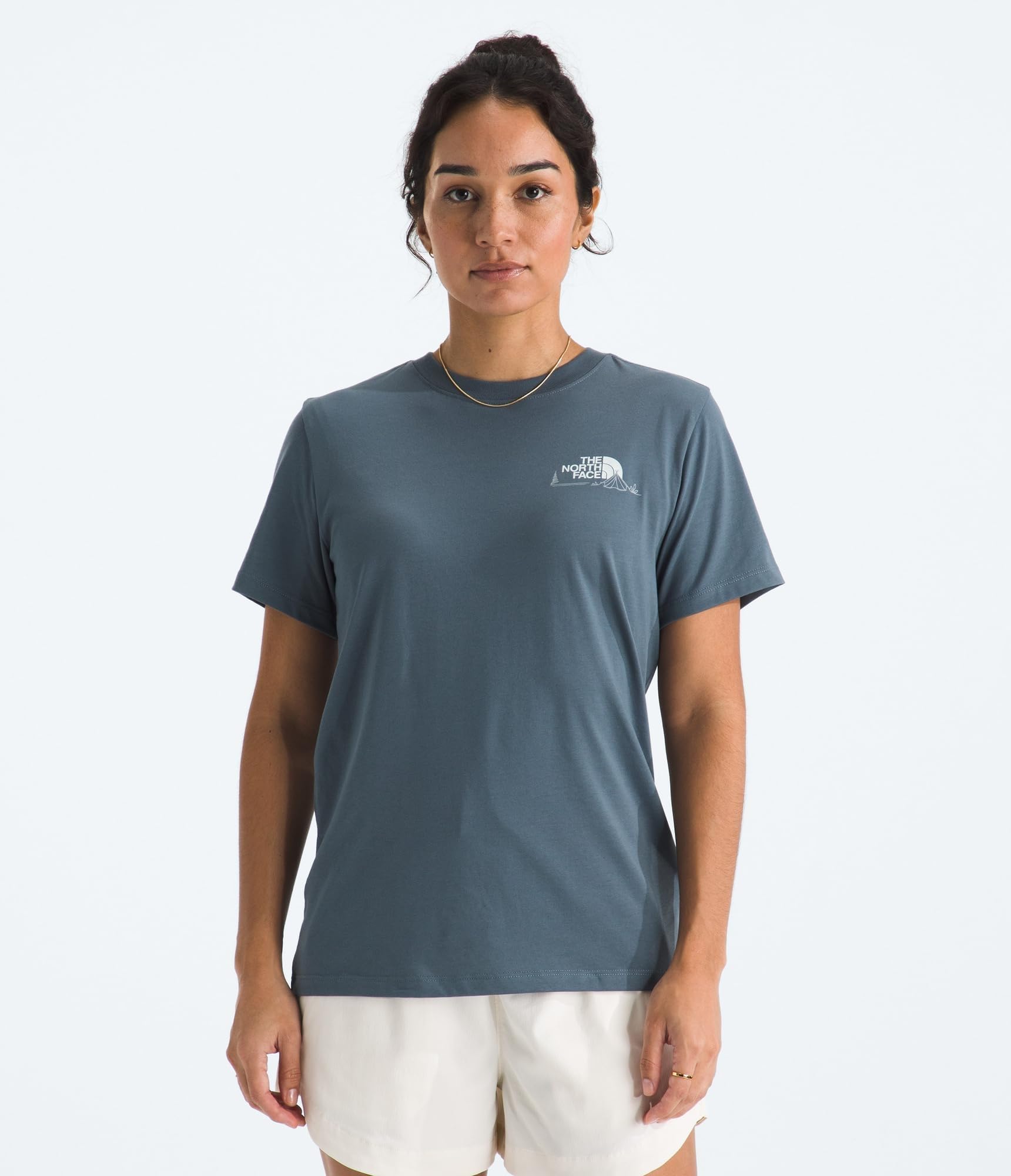 the-north-face-t-shirt-monte-regular-donna-grafica-fronte-retro image 2