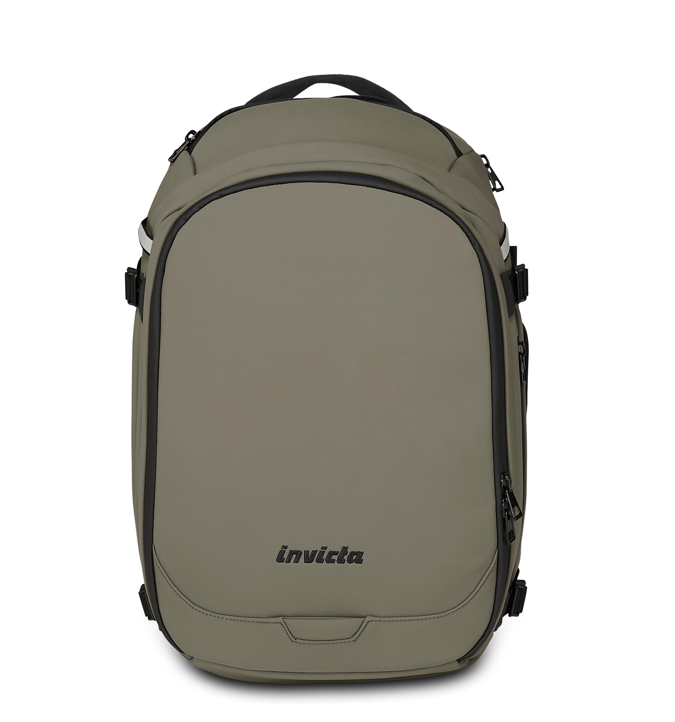 invicta-campus-s-zaino-viaggio-23-5l-grigio-monoscomparto-tasca-pc-15-6-bagaglio image 1