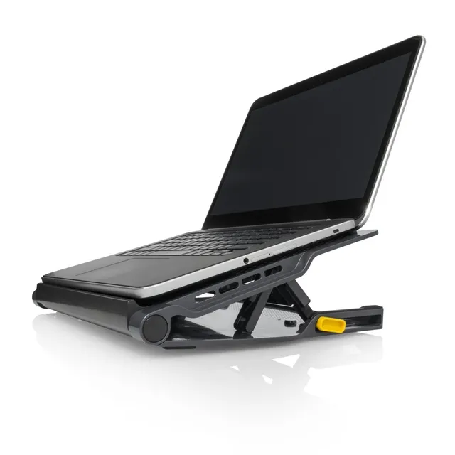 targus-chill-mat-base-raffreddamento-con-hub-4-porte-usb-2-0-nero-grigio image 1