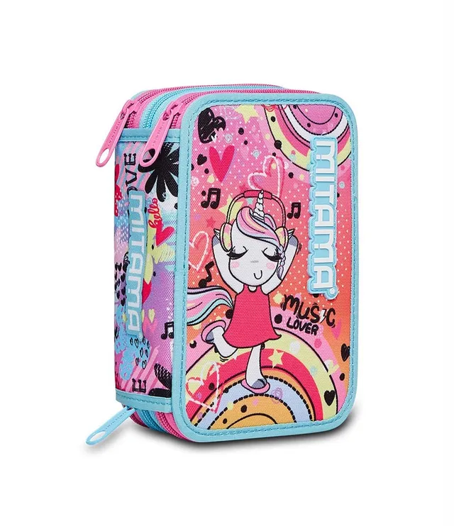 mitama-triplo-music-lover-astuccio-scuola-3-scomparti-47-pezzi-multicolore image 1