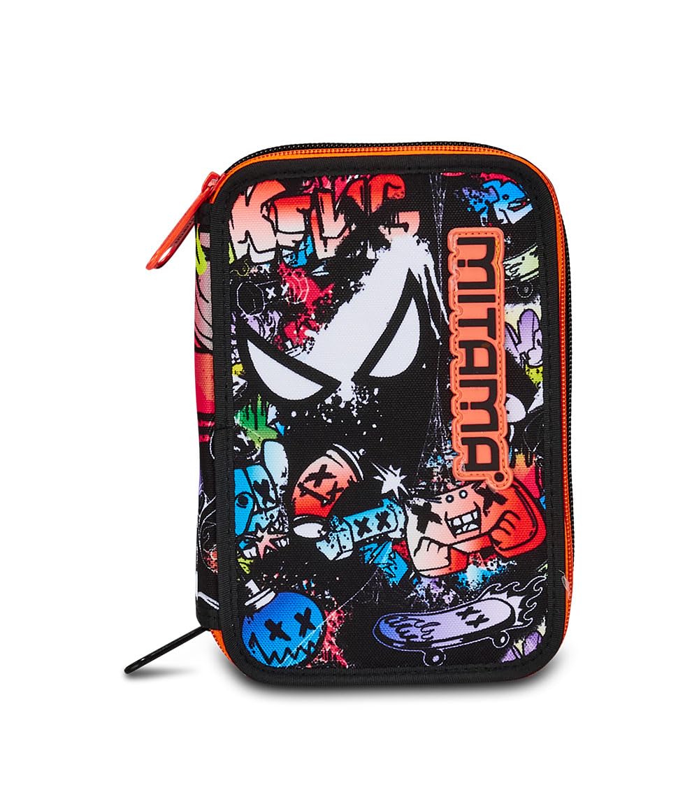 mitama-triplo-spider-king-astuccio-scuola-3-scomparti-completo-47-pz image 6