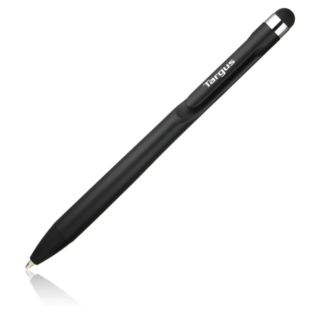 targus-stylus-pen-2-in-1-antimicrobica-per-touchscreen-nera image 1