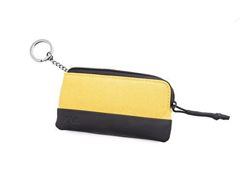 nava-design-twin-astuccio-con-zip-e-portachiavi-a-catena-yellow-7x12x1-cm image 8