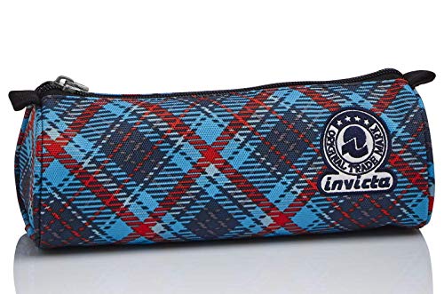 invicta-tartan-bustina-portapenne-con-zip-blu image 2