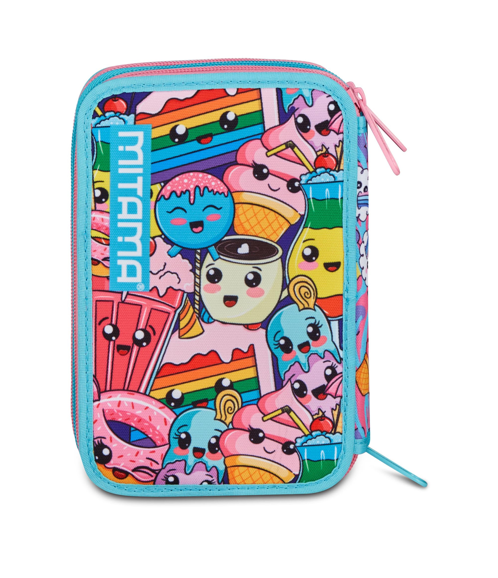 mitama-astuccio-scuola-3-scomparti-sweet-donuts-completo-47-pezzi image 7